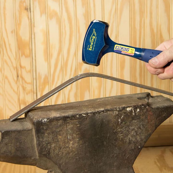 Estwing 3 Lbs Steel Head Mash Hammer with 11 Inch Nylon Cushion Grip Handle, large image number 5