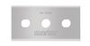 Martor USA Square End Steel 2-Edge Industrial Blade 100 Pieces, small image number 2