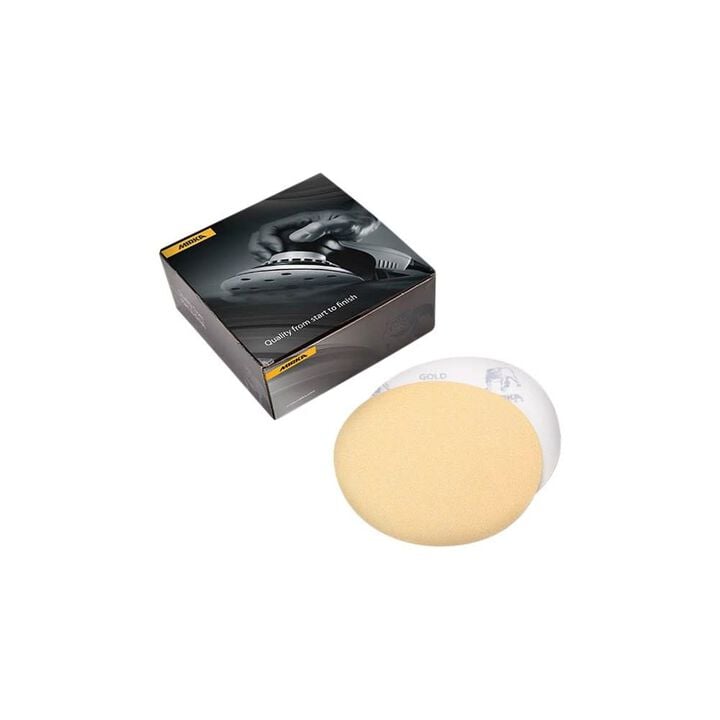 Mirka Bulldog Gold 6in 80 Grit Solid Sanding Disc 50pk