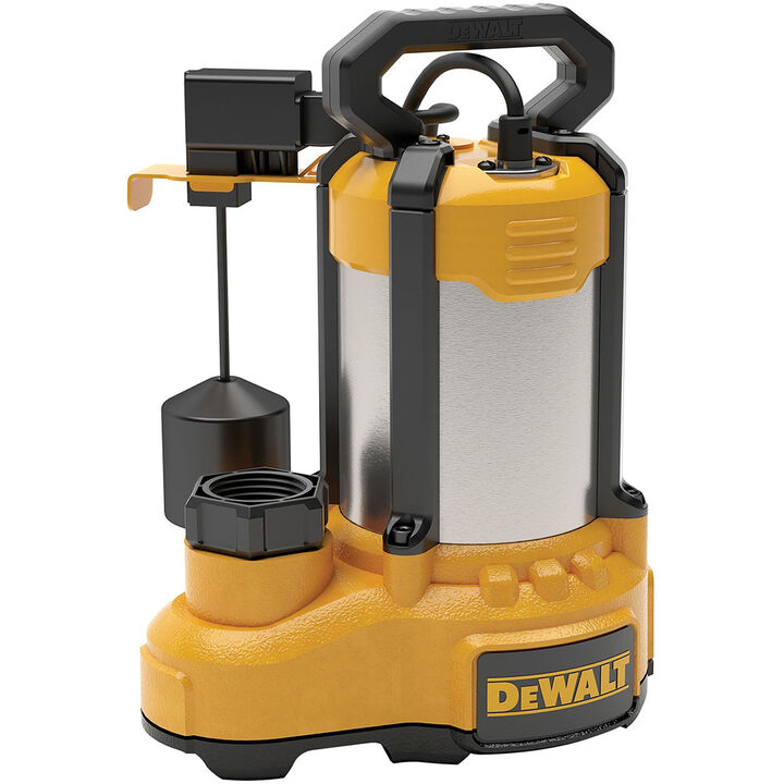 DEWALT 1 HP Stainless Steel/Cast Iron Submersible Sump Pump Vertical