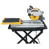 DEWALT 10 Inch Corded Wet Tile Saw & Wet Tile Saw Stand for D24000 Bundle, small image number 5