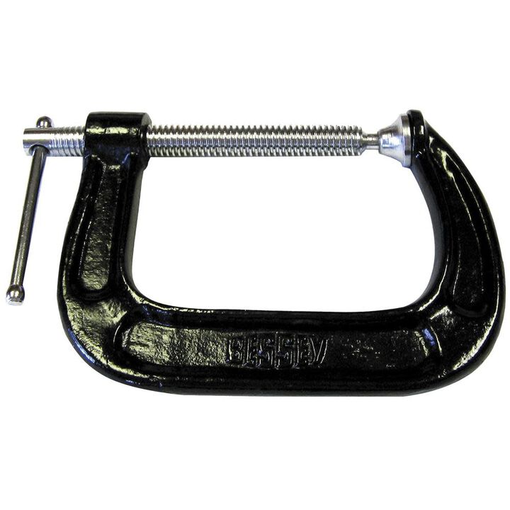 Bessey Drop Forged C-Clamp 5 Inch Opening 3-1/4 Inch Throat - 1200 lb Load Limit