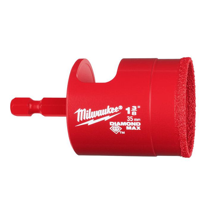 Milwaukee 1-3/8 Inch Diamond Max Hole Saw Bit