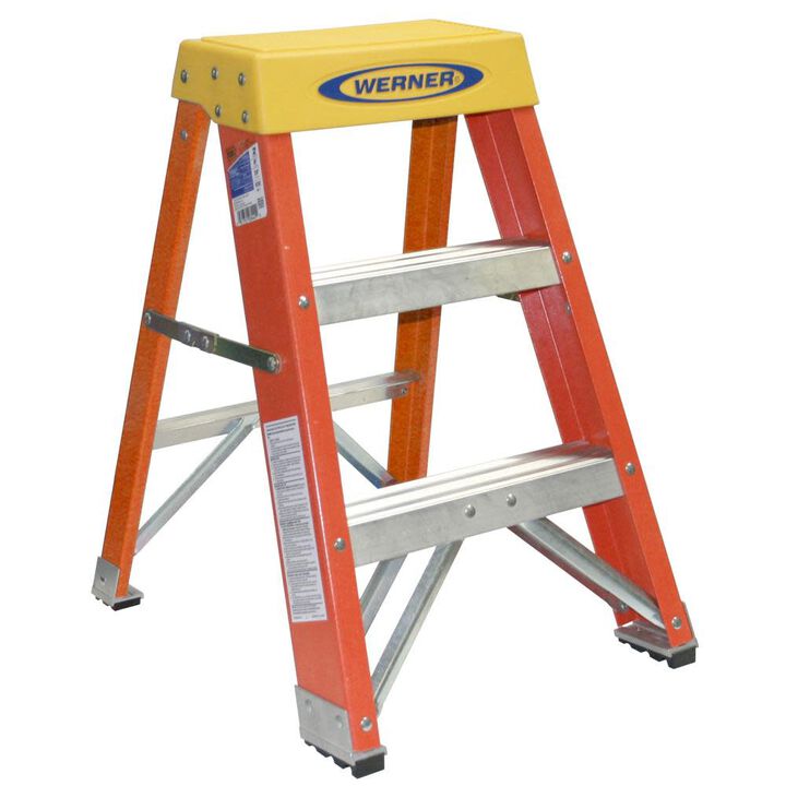 Werner Type IA Fiberglass Ladder, large image number 0