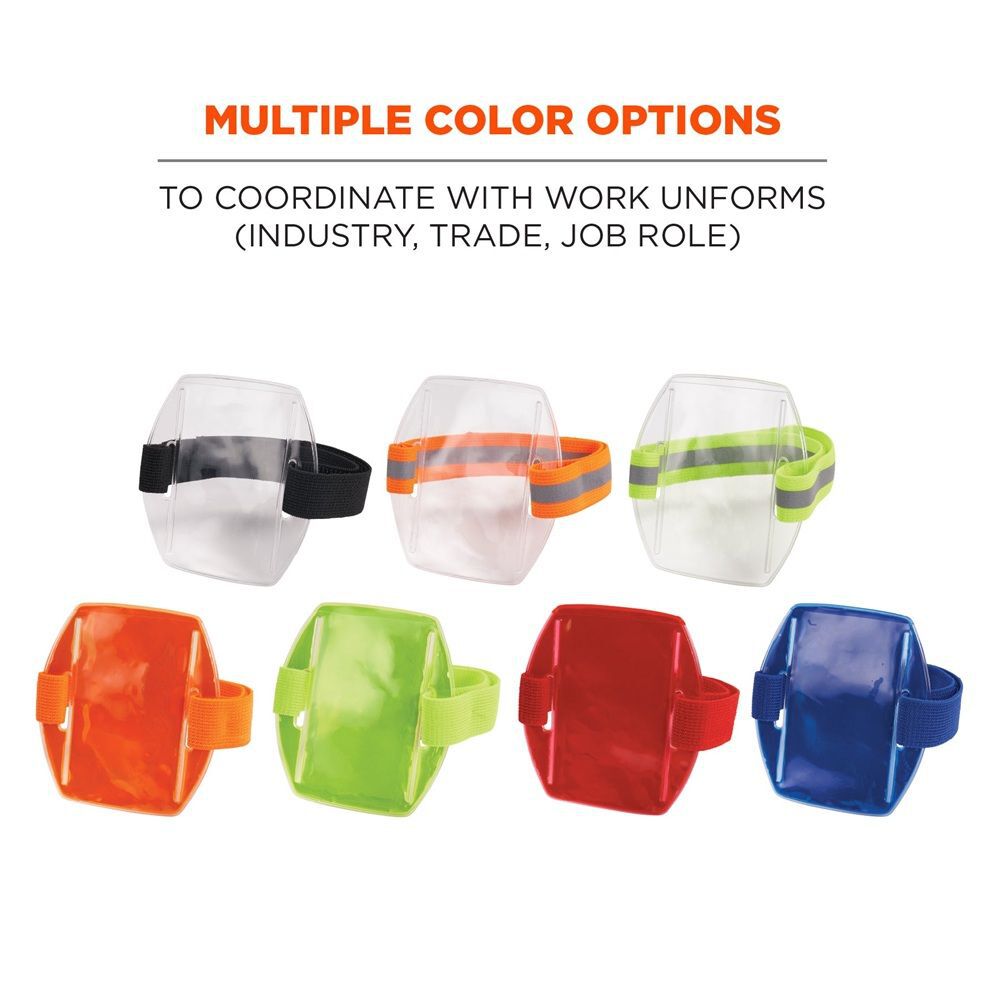 Ergodyne Squids 3386 Vinyl Arm Band ID/Badge Holder, 10 Pieces, large image number 6
