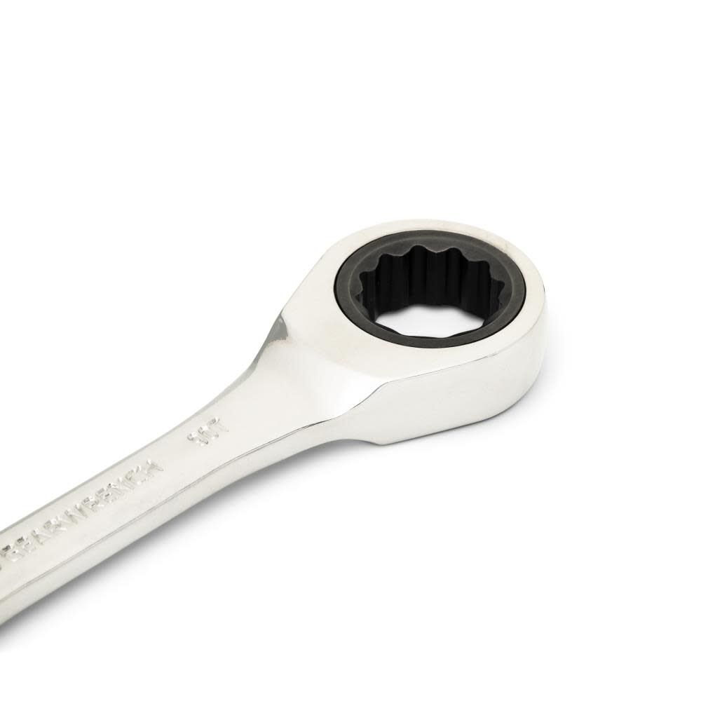 GEARWRENCH 90-Tooth 12 Point SAE/Metric Stubby Ratcheting Combination Wrench Set 14pc, large image number 4