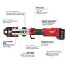 Milwaukee M18 FORCE LOGIC Long Throw Press Tool Kit with 2-1/2 Inch - 4 Inch NIBCO Press Ring Kit Bundle, small image number 5
