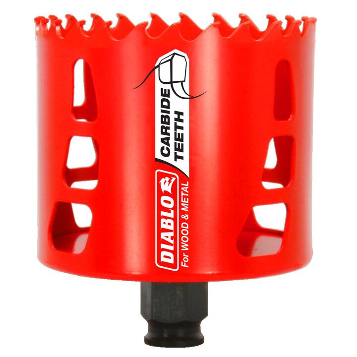 Diablo Tools 3-1/8in (79mm) Carbide-Tip Wood & Metal Holesaw