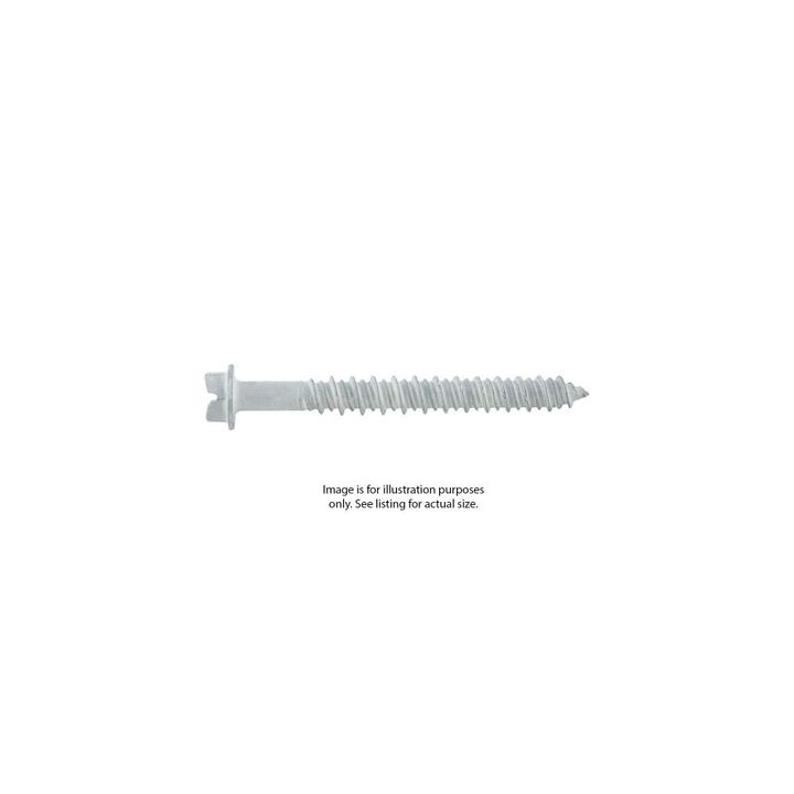 DEWALT Ultracon+ Screw Anchor Hex Washer Head 1/4 Inch x 3-3/4 Inch, large image number 1
