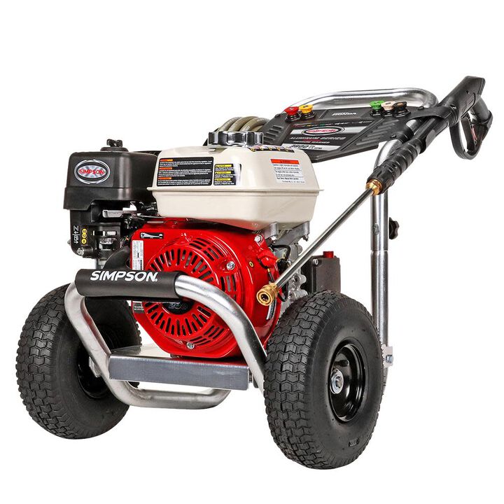 Simpson 3600 PSI 2.5 GPM Gas Powered Cold Water Pressure Washer with 5 Spray Tips