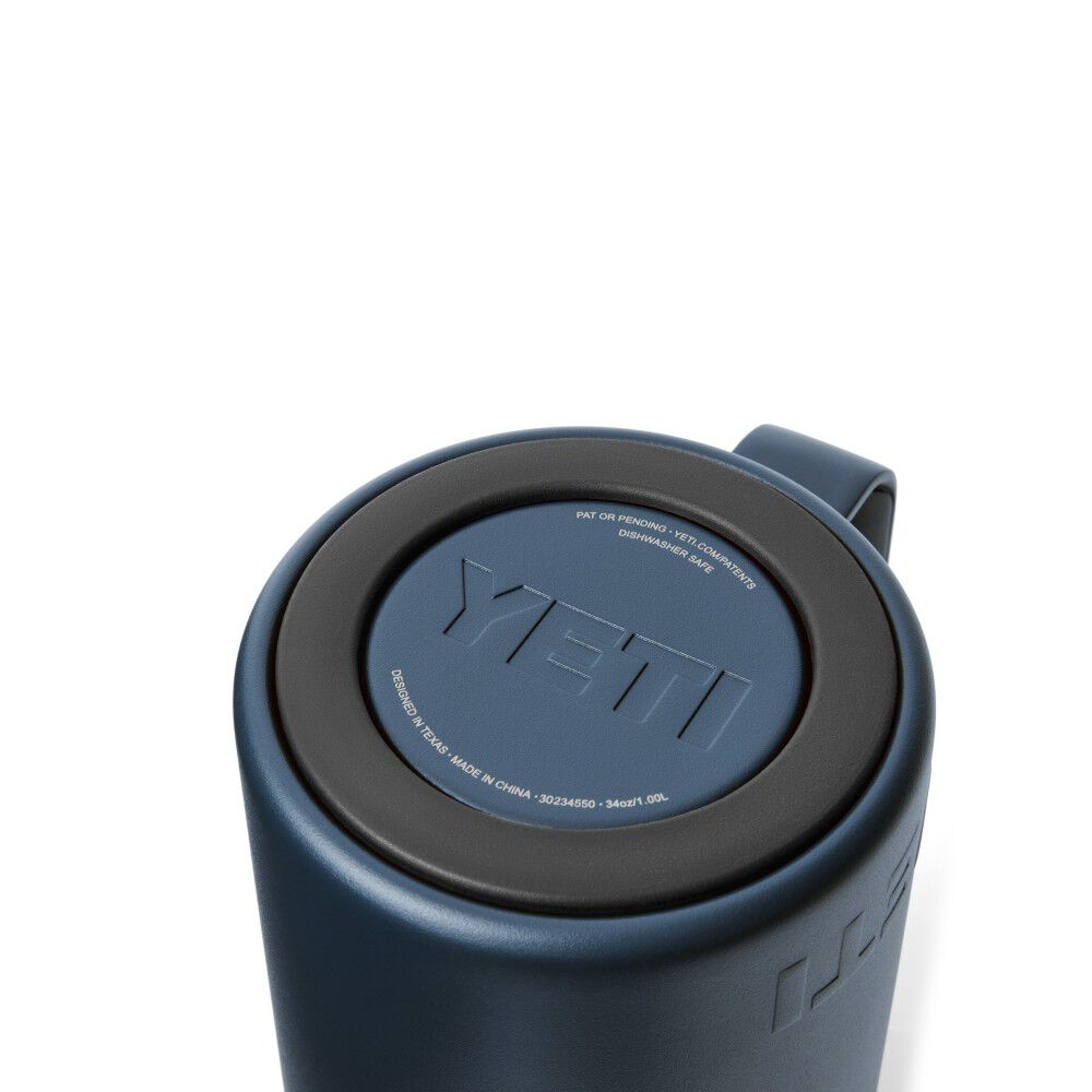 YETI 34 Oz Rambler French Press with Twist-to-Lock Lid Navy, large image number 6