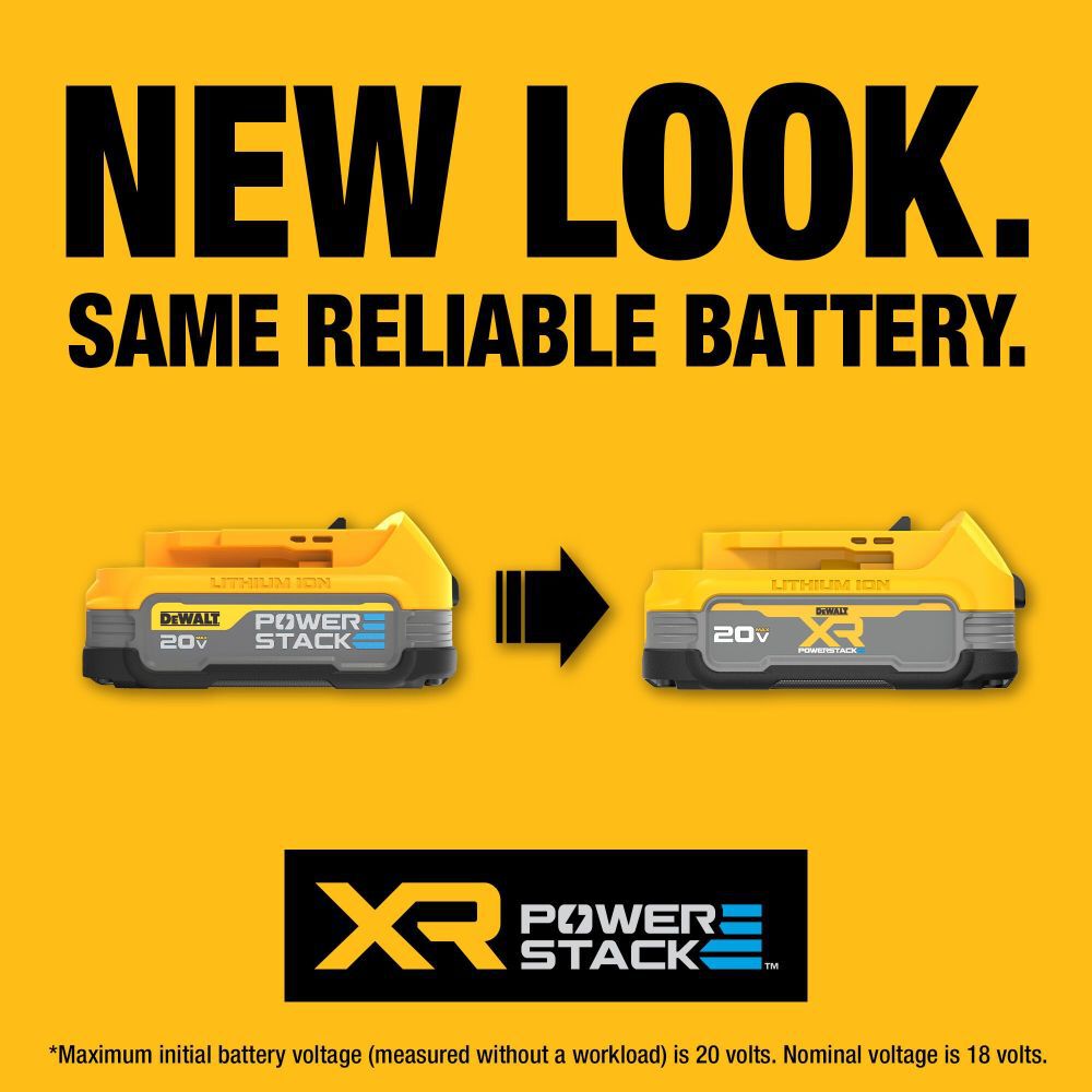 DEWALT 20V MAX XR POWERSTACK 20V 1.7Ah Power Tool Battery Pack with Fuel Indicator, large image number 12