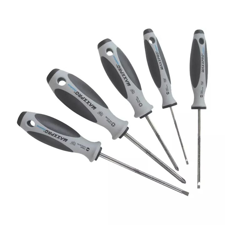 Knipex MAXXPRO Slotted & Phillip Stainless Steel Screwdriver Set, 6 Piece, large image number 1