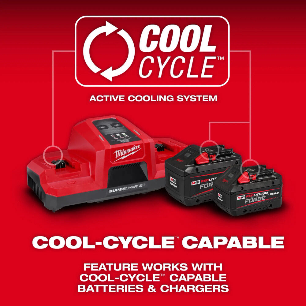 Milwaukee SUPER SAWZALL Reciprocating Saw and M18 Forge XC 18V 8Ah Battery Pack with Fuel Indicator Bundle, large image number 8