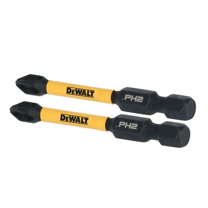 DEWALT Elite Series 2-1/4 Inch PH2 Bits, 2 Pieces