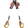DBI Sala 8 Ft. Twin-Leg Self-Retracting Lifeline with Galvanized Hook, small image number 2