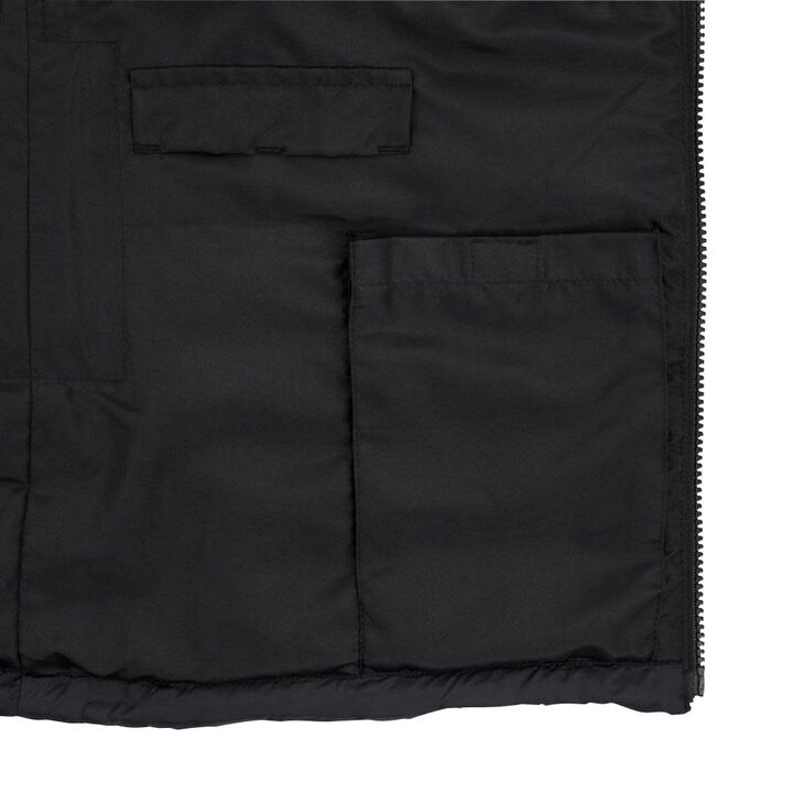DEWALT Mens Heated Puffer Vest, Black, XL, large image number 6