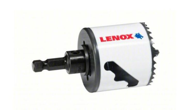 Lenox Tools Hole Saw, Bi-Metal, Speed Slot, Arbored, 2-1/8-Inch