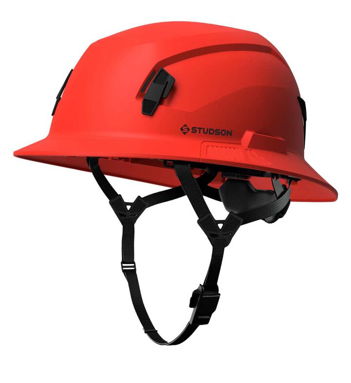 Studson Full Brim Non-Vented Safety Helmet Type 2 Class E Red