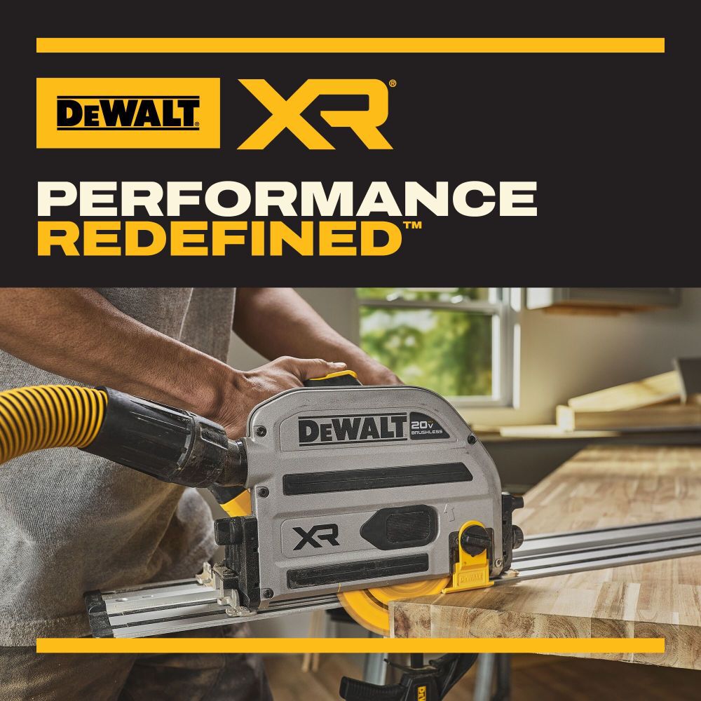 DEWALT 20V XR 6 1/2 Inch Track Saw Kit with Two 30 Inch Tracks, large image number 9
