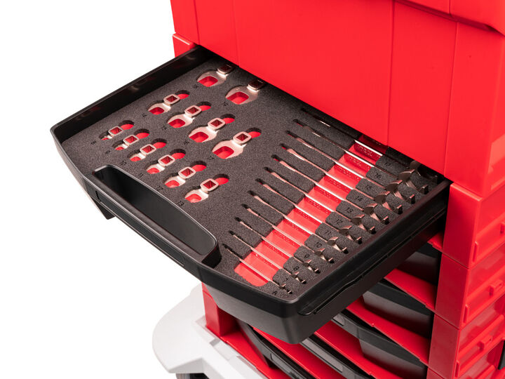 Tekton Angle Head and Crowfoot Wrench Set, Drawer, 26 Piece (6-19 mm), large image number 5