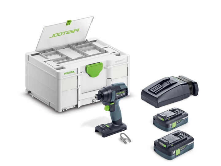 Festool TID 18 18V Impact Driver Kit with 4 Ah Batteries