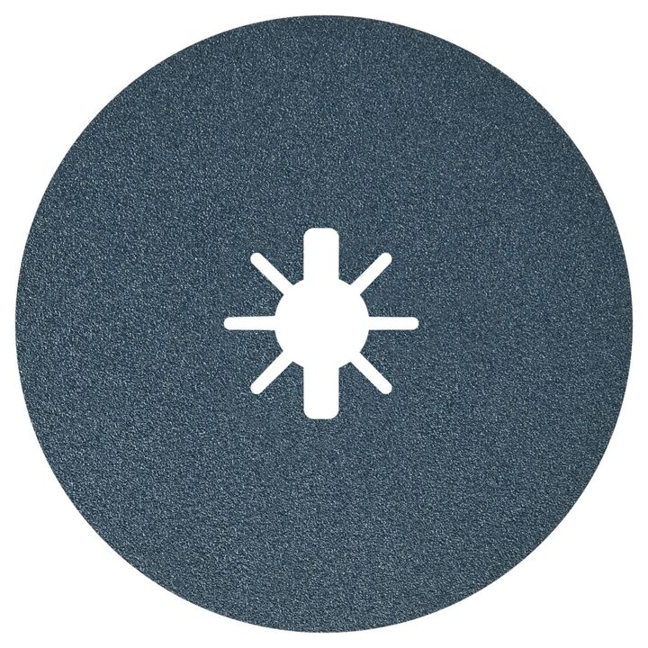 Bosch X LOCK Fine Grit Abrasive Fiber Discs 6in 100 Grit 25pc