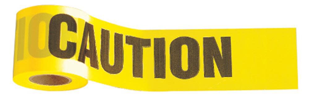 Johnson Level Yellow Caution Tape, large image number 1