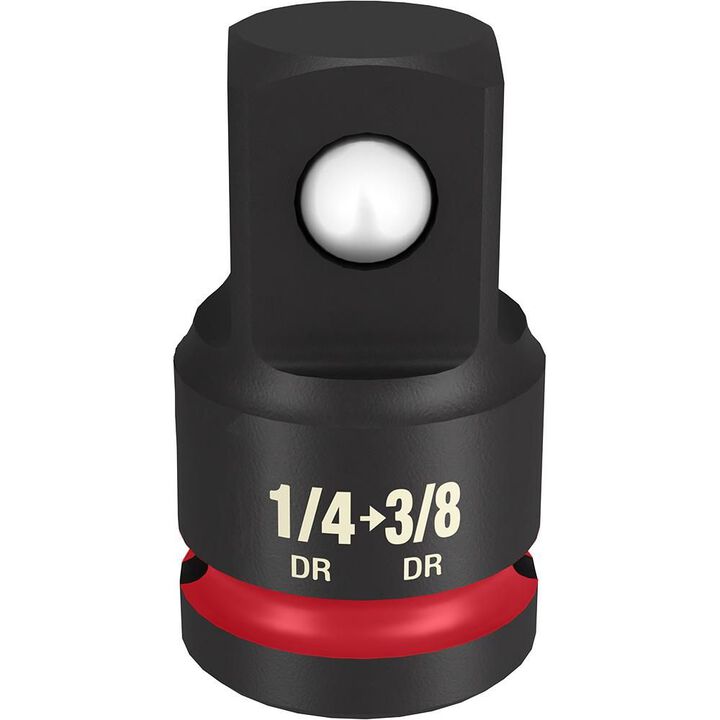 Milwaukee SHOCKWAVE Impact Duty Adapter 1/4inch Drive to 3/8inch Drive