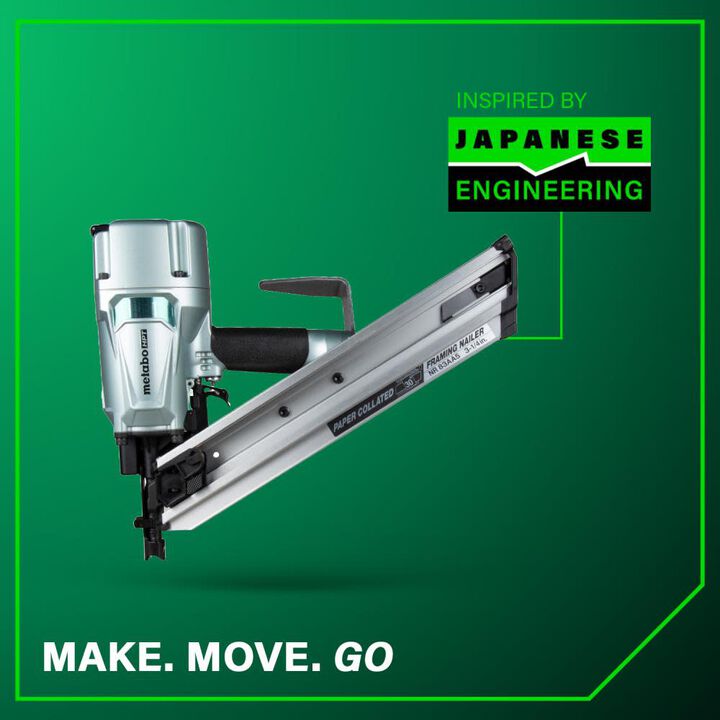 Metabo HPT 3-1/4in Clipped Head Paper Collated Framing Nailer, large image number 11