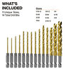 Klein Tools Titanium Drill Bit Set 14 Pieces, small image number 2