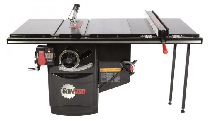 Sawstop 10 Inch 480V 5HP 3 Phase Cabinet Saw with 36 Inch T-Glide Rip Fence