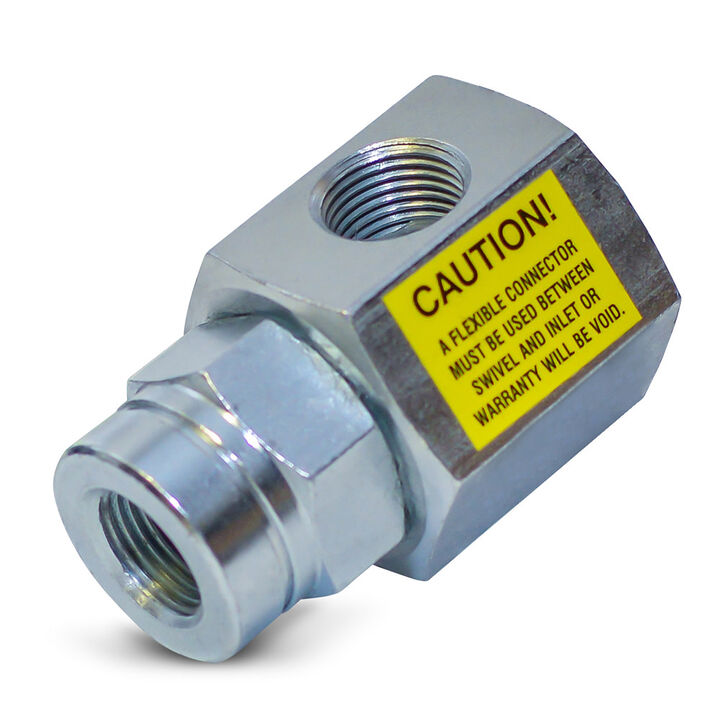 Coxreels 3/8in I.D. Zinc Plated Steel Nitrile Seal Swivel