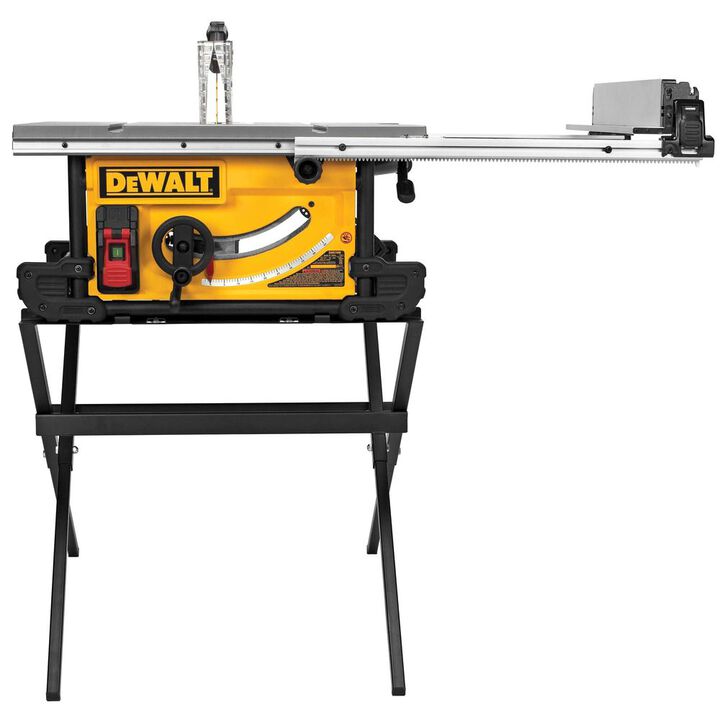 DEWALT 10 In. Job Site Table Saw with Scissor Stand, large image number 3