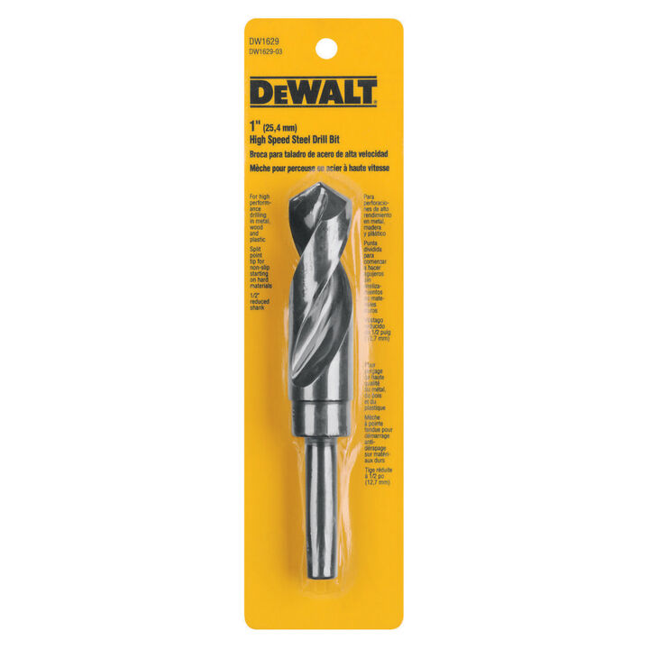 DEWALT 1 In. Reduced Shank Drill Bit