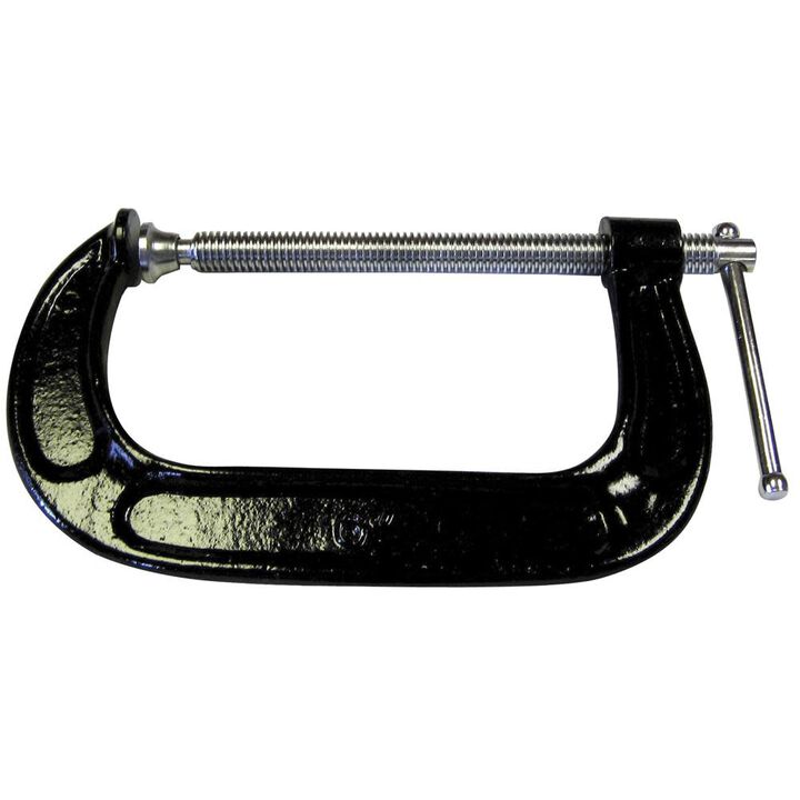 Bessey Drop Forged C-Clamp 6 Inch Opening 3-1/2 Inch Throat - 1200 lb Load Limit