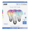 Feit Electric 60W A19 Alexa Google LED Smart WiFi Bulb 3pk, small image number 2