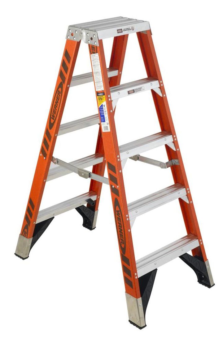 Werner 5 Ft. Type IAA Fiberglass Twin Ladder