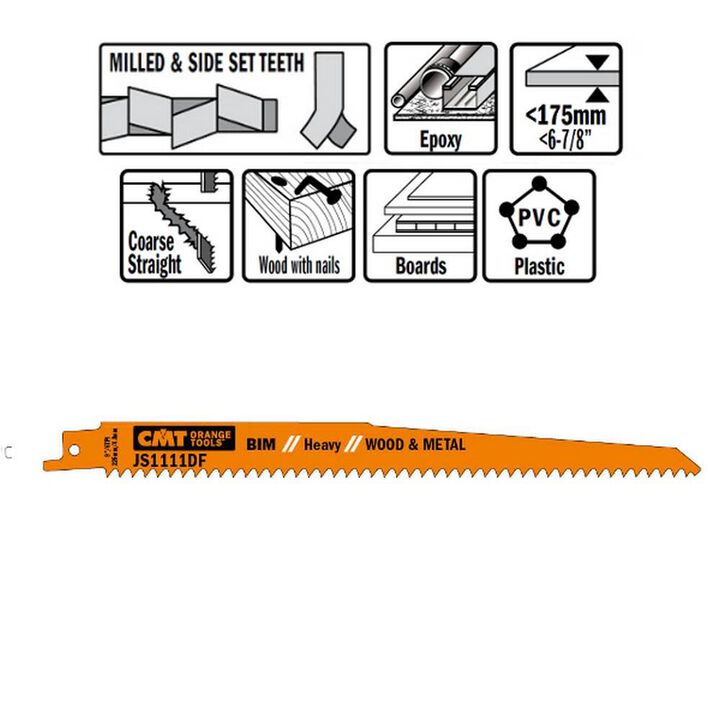 CMT Bi Metal Recip Blade