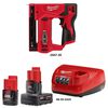 Milwaukee M12 3/8 Inch Crown Stapler (Bare Tool) CP 2Ah & XC 4Ah Starter Kit Bundle, small image number 5