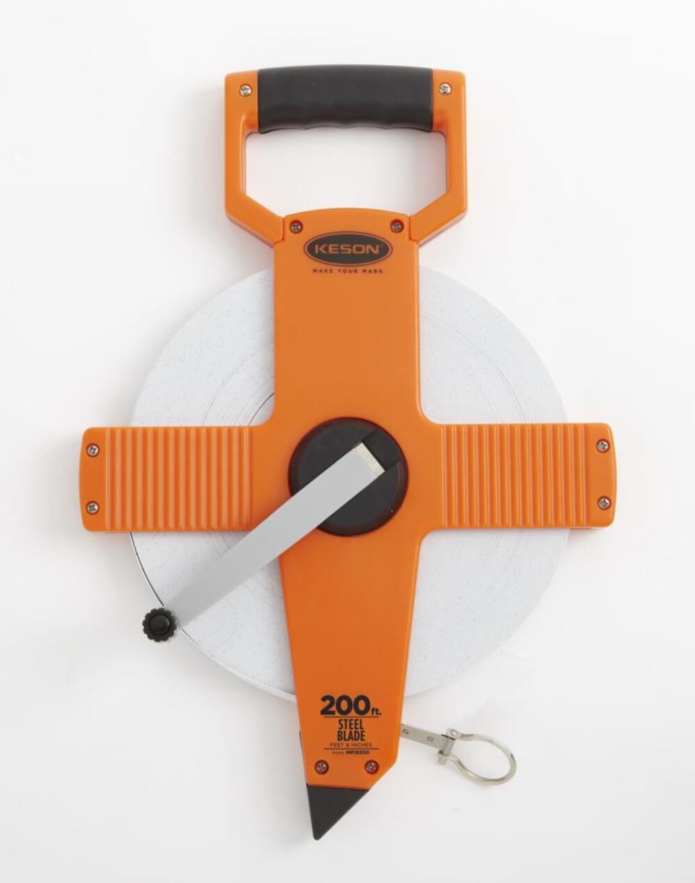 Keson 200 FT. 2x Nylon Coat STEEL TAPE, large image number 1