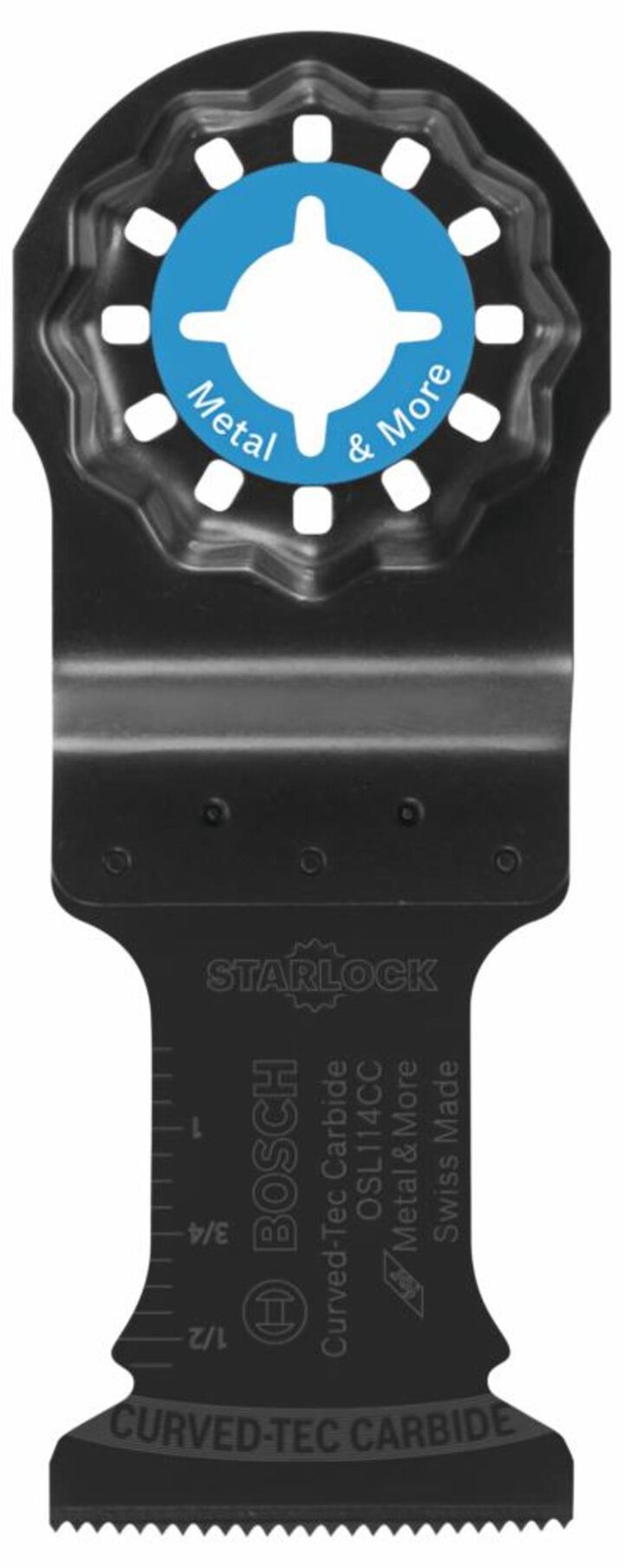 Bosch 1-1/4 Inch Starlock Oscillating Multi-Tool Curved-tec Carbide Extreme Plunge Blade
