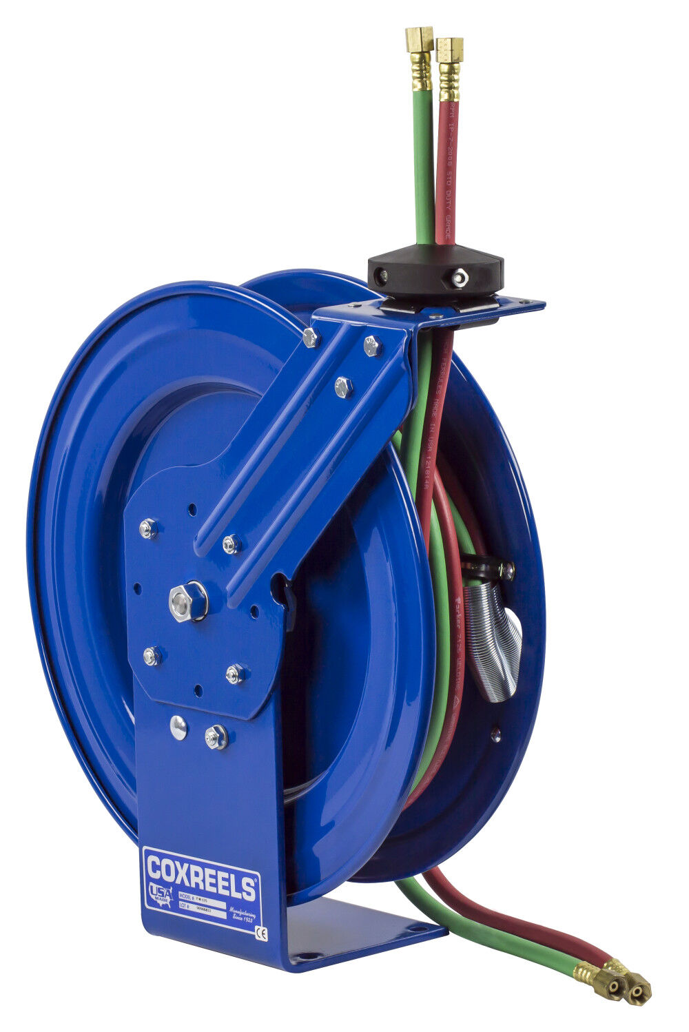 Coxreels Spring Driven Welding Hose Reel 1/4in x 40' Oxy-acet 200PSI, large image number 1