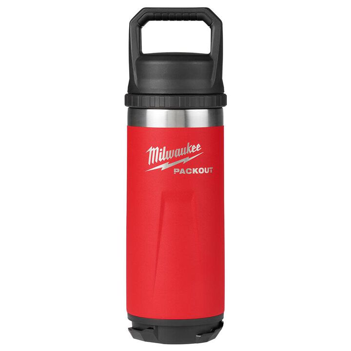 Milwaukee PACKOUT 18oz Insulated Bottle with Chug Lid, large image number 0