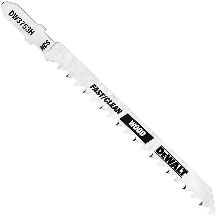 DEWALT 4-in 6 TPI T-shank Clean Cut Wood Cutting Jig Saw Blade