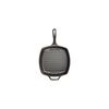 Lodge Cast Iron 10 1/2 Inch Black Cast Iron Square Grill Pan, small image number 2