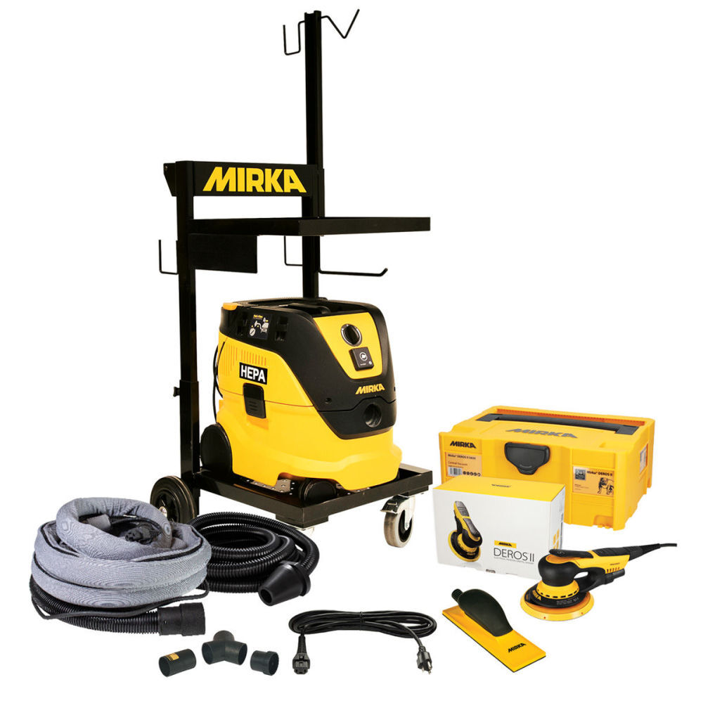 Mirka 6 Inch Dust-Free System DEROS II and DE 1230PC with Trolley, large image number 1