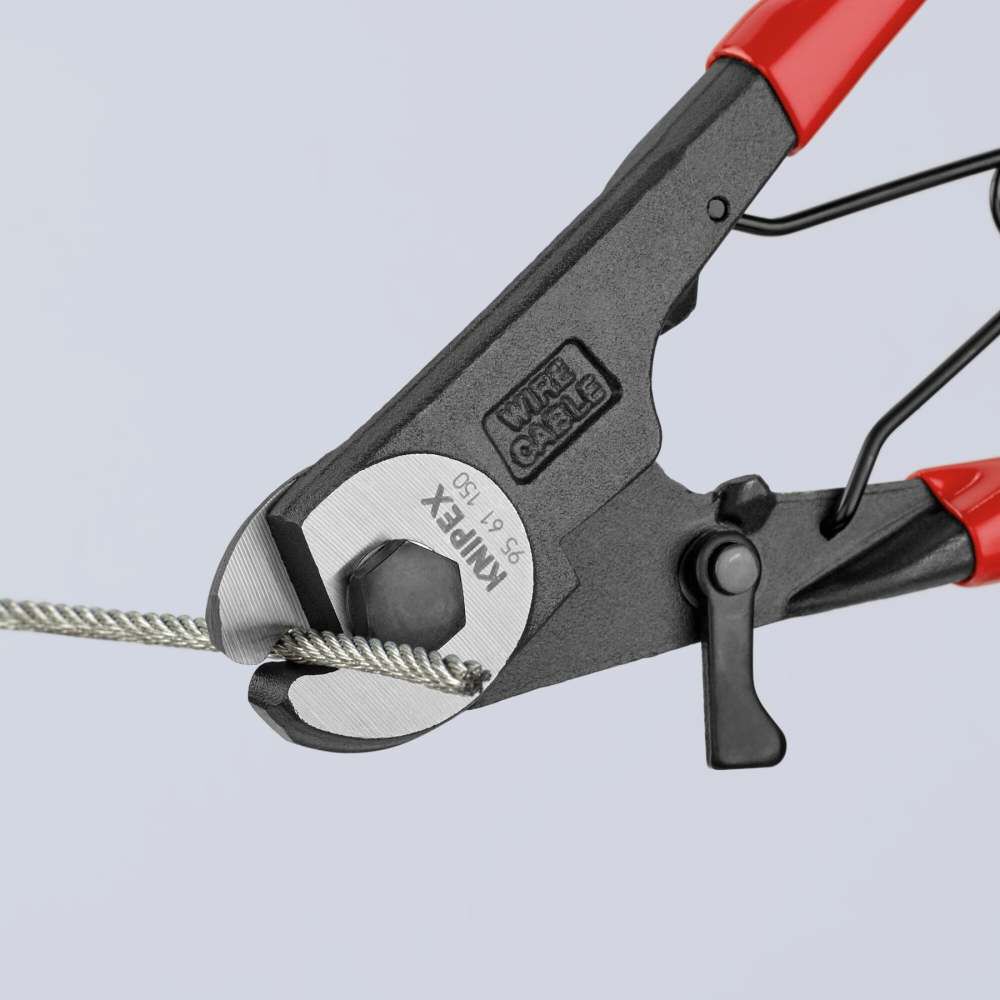 Knipex 6 Inch Steel Bowden Cable Cutter with Plastic Handle, large image number 6