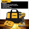 DEWALT 20V MAX XR 3-Speed 1/4 Inch High Torque Impact Driver Kit, small image number 3