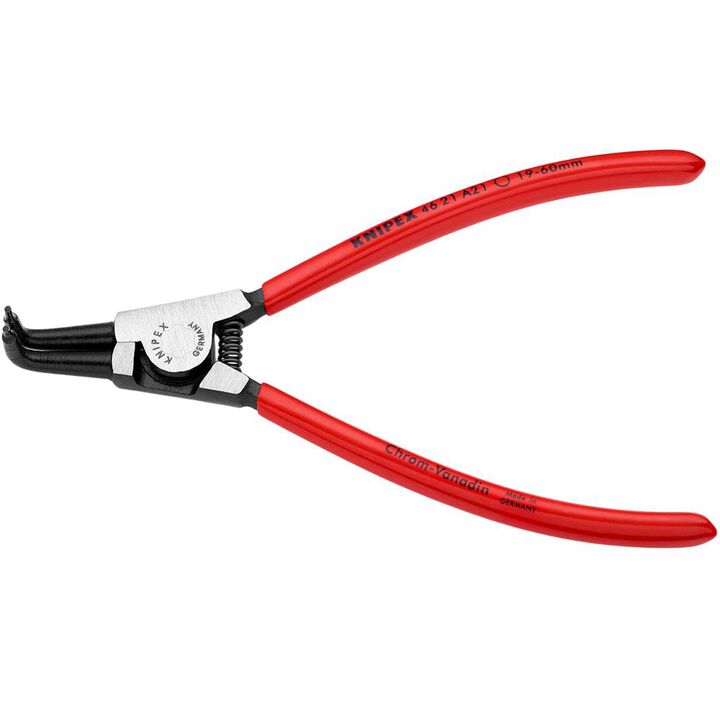 Knipex 6-3/4 Inch Vanadium Steel External Angled Snap Ring Pliers